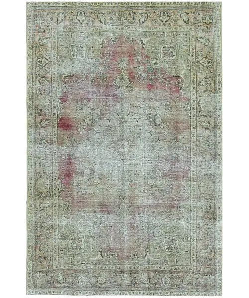Antique Wash Rug Lachak Toranj Kheshti – Tabriz Design 03224