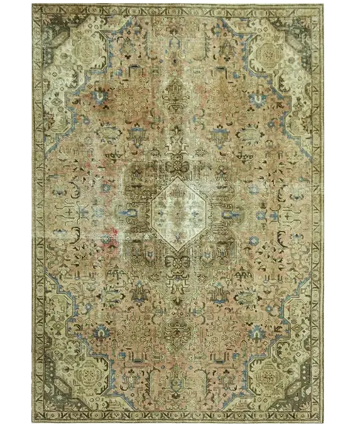 Antique Wash Rug Naghshe Herees – Tabriz Design 03334