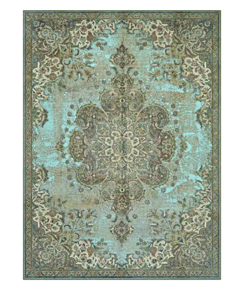 Color Vintage Rug Lachak Toranj – Tabriz Design 03061